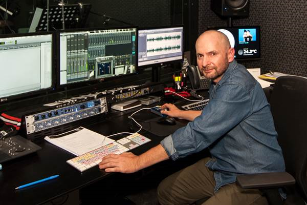 Jim Mortimer in the new Triple M Adelaide Production Studio