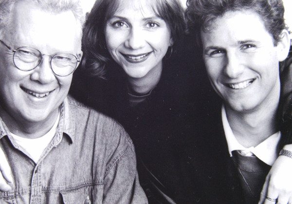John Vincent, Toni Tenaglia and Adam Hills
