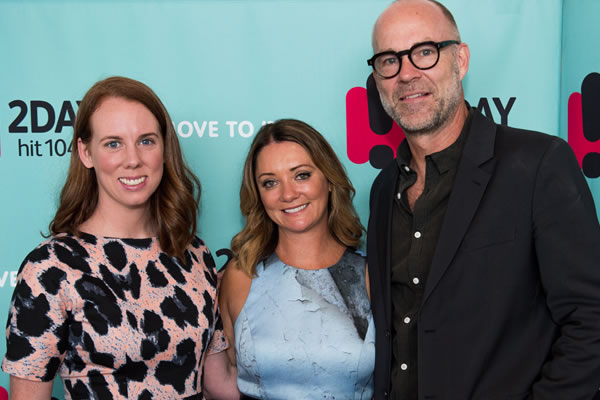 Amanda Stevens (Centre) Ralph Van Dijk (Right), Founder & Creative Director Eardrum Gemma Fordham (Left)