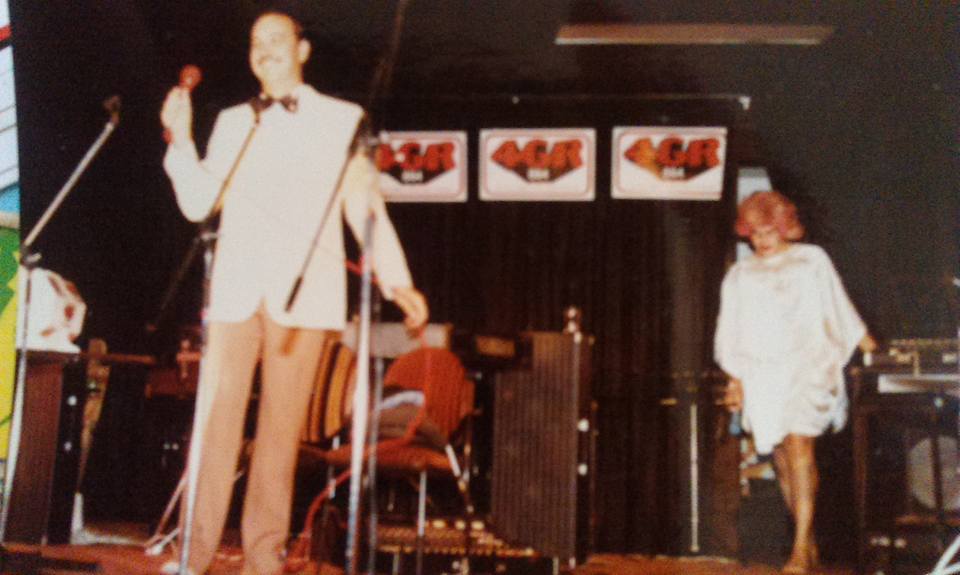 4GR's 60th Birthday Pick-A-Box, Graham Healy & Trevor Himstedt in drag