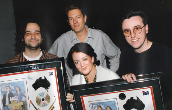 Mick Molloy, Wendy Harmer, Brad March, Tony Martin