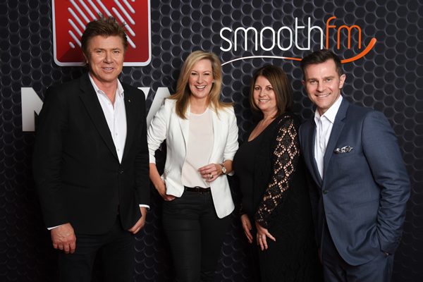 smoothfm's Richard Wilkins Mel Doyle Bogart Torelli and David Campbell